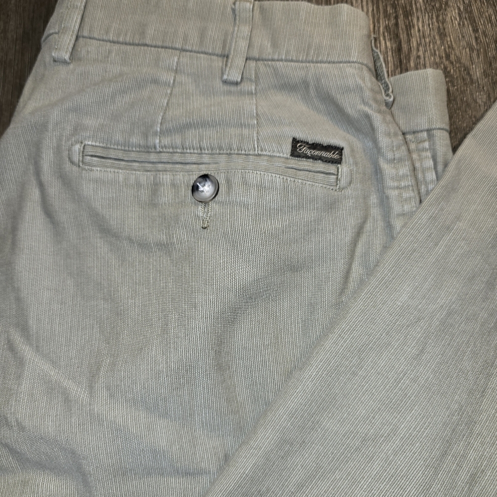 Faconnable  Sz. 36x29 Tan Dress Pants